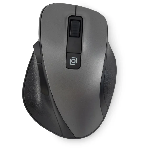 Мышь Oklick 504MW (черный/серый)